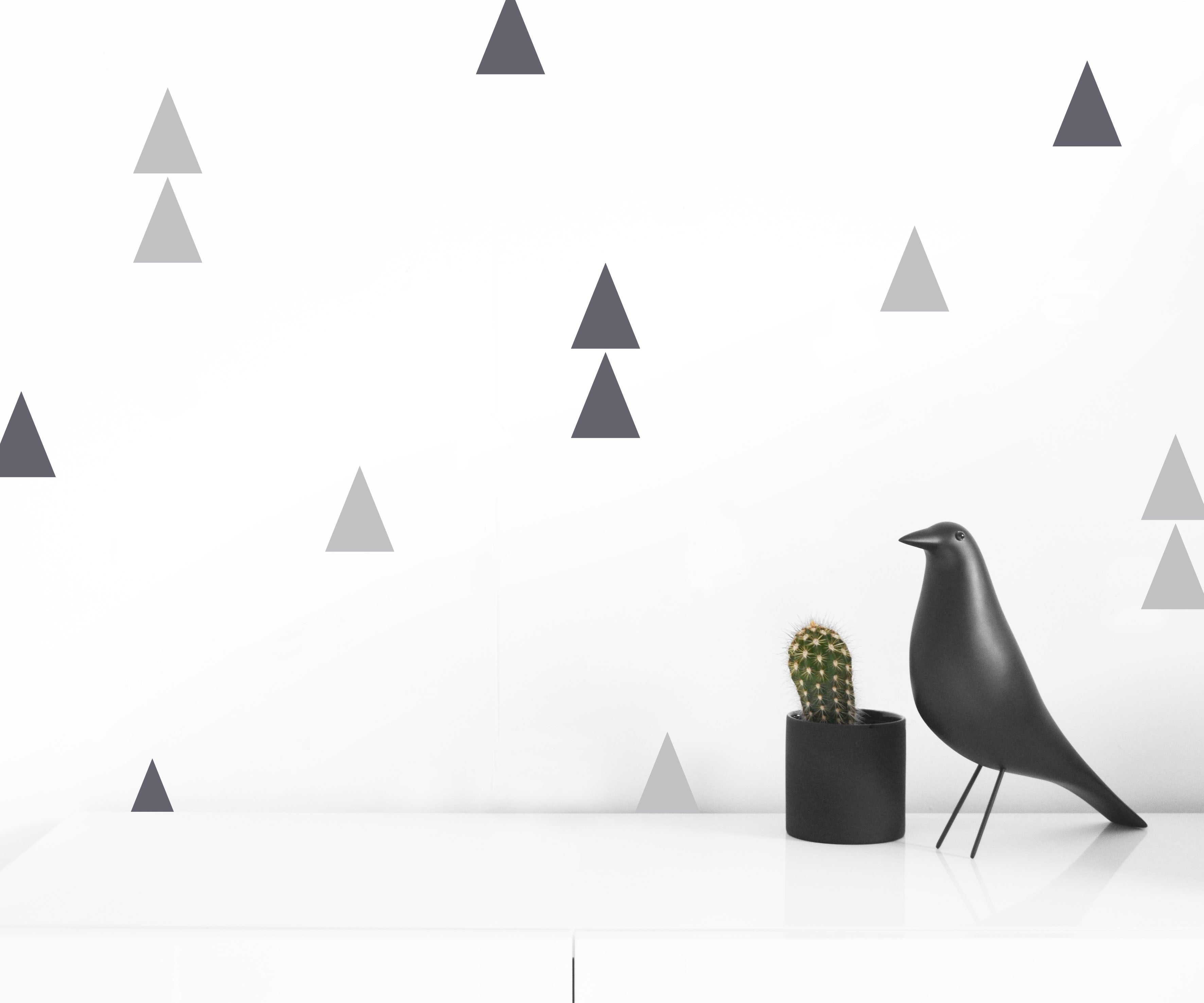 LARGE EASY TO APPLY TRIANGLE WALL DECALS - Olli+Lime